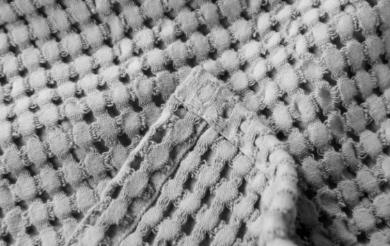 Cilt Dostu 100% Pamuk Waffle Battaniye OEM Waffle Weave Twin Battaniye
