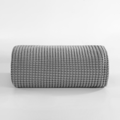 Cilt Dostu 100% Pamuk Waffle Battaniye OEM Waffle Weave Twin Battaniye