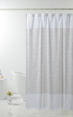 OEM Polyester Duş Perde 72X72 "Beyaz Pamuk Duş Perde