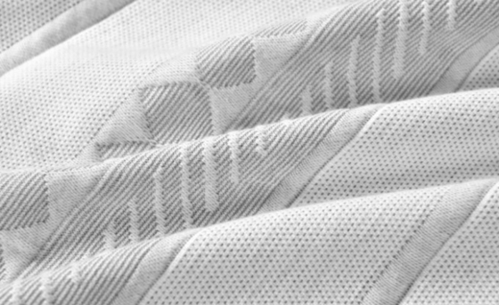 Polyester Pamuk Jacquard Duş Perde Gri Çizgili Duş Perde