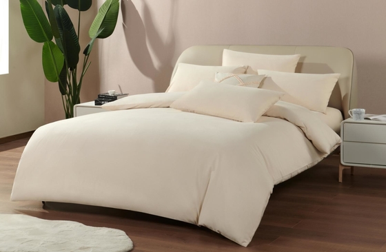Karışık Polyester Pamuk Battaniye Kapağı OEM Queen Size Battaniye Kapağı