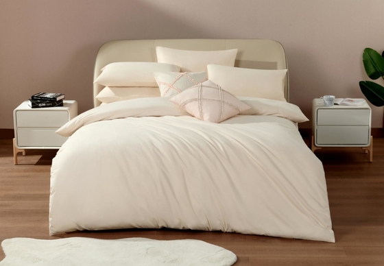 Karışık Polyester Pamuk Battaniye Kapağı OEM Queen Size Battaniye Kapağı