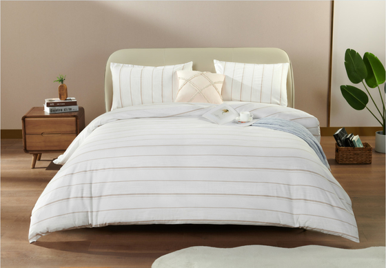 Nefes alıcı Eco White Duvet Cover Queen Softest Duvet Cover Set OEM