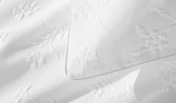 100% Pamuk Jacquard Battaniye Seti Rahat Beyaz Jacquard Battaniye Kapak Seti